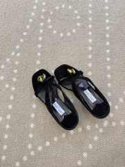 Uubags Jimmy Choo Emeri Stone 35 Black Suede Sandals 3.5cm - 3