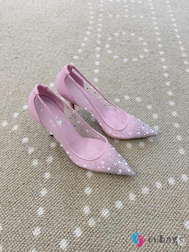 Uubags Christian Louboutin Miss Z Degrastrass Perla 10cm Pumps Pink - 1
