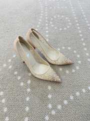 Uubags Christian Louboutin Miss Z Degrastrass Perla 10cm Pumps Light Silk - 1