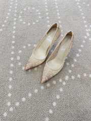 Uubags Christian Louboutin Miss Z Degrastrass Perla 10cm Pumps Light Silk - 6