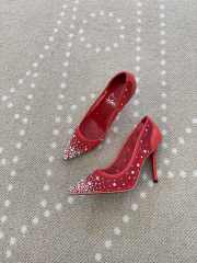 Uubags Christian Louboutin Miss Z Degrastrass Perla 10cm Pumps Red - 4