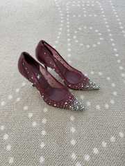Uubags Christian Louboutin Miss Z Degrastrass Perla 10cm Pumps Deep Merlot - 1