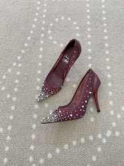 Uubags Christian Louboutin Miss Z Degrastrass Perla 10cm Pumps Deep Merlot - 2