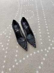 Uubags Christian Louboutin Miss Z Degrastrass Perla 10cm Pumps Black - 6