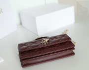 Uubags My Dior Mini Bag Dahlia Red Cannage Lambskin 21x11.5x4.5cm - 3