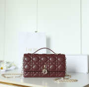 Uubags My Dior Mini Bag Dahlia Red Cannage Lambskin 21x11.5x4.5cm - 5