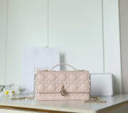 Uubags My Dior Mini Bag Powder Beige Cannage Lambskin 21x11.5x4.5cm - 3