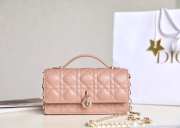 Uubags My Dior Mini Bag Rose des Vents Cannage Lambskin 21x11.5x4.5cm - 1