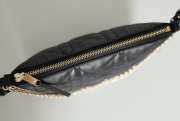 Uubags Dior Diorling Mini Bag Black Macrocannage Lambskin 18x16.5x6cm - 3
