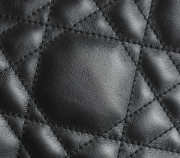 Uubags Dior Diorling Mini Bag Black Macrocannage Lambskin 18x16.5x6cm - 2