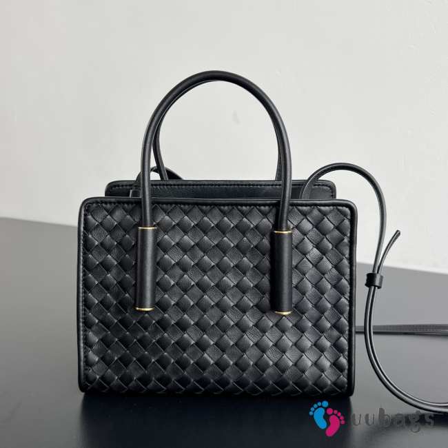 Uubags Dior Baby Barbara Tote Bag In Black 21.5x15x12cm - 1