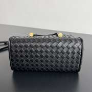 Uubags Dior Baby Barbara Tote Bag In Black 21.5x15x12cm - 3