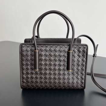 Uubags Dior Baby Barbara Tote Bag In Espresso 21.5x15x12cm