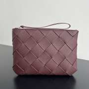 Uubags Bottega Veneta Diago Large Pouch In Deep Mahogany 33x23x2cm - 1