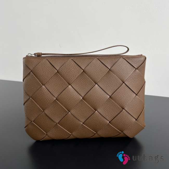 Uubags Bottega Veneta Diago Large Pouch In Nocciola 33x23x2cm - 1