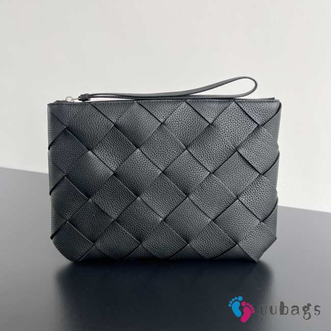 Uubags Bottega Veneta Diago Large Pouch In Black 33x23x2cm - 1