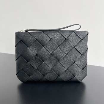Uubags Bottega Veneta Diago Large Pouch In Black 33x23x2cm