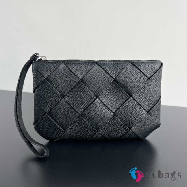 Uubags Bottega Veneta Diago Medium Pouch In Black 25x16.5x2cm - 1