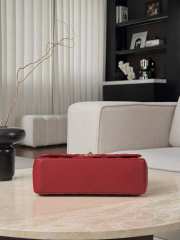 Uubags Chanel Classic Flap Bag Caviar Jumbo In Red 19.5x30x10cm - 6