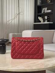 Uubags Chanel Classic Flap Bag Caviar Jumbo In Red 19.5x30x10cm - 3