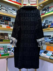 Uubags I Love Baroque bathrobe robes and wrap belt black/grey - 4