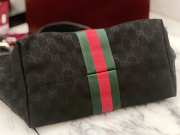 Uubags Gucci Giglio small tote bag in black GG canvas 25x20x15cm - 3