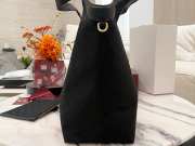 Uubags Gucci Giglio large tote bag in black GG canvas 60x47x16cm - 6