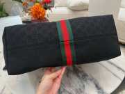 Uubags Gucci Giglio large tote bag in black GG canvas 60x47x16cm - 2