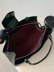 Uubags Chanel Large Tote Bag Crocodile Embossed Calfskin & Gold-Tone Metal In Dark Green 36x46x20cm - 2