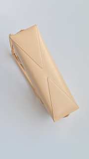 Uubags Alaia Le Teckel large peach goatskin leather shoulder bag 33x11x10cm - 5
