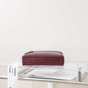 Uubags Chanel Vanity bag with shoulder strap embossed calfskin with crocodile pattern & gold-plated alloy in burgundy 17x19.5x5cm - 5