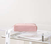 Uubags Chanel Vanity bag with shoulder strap embossed calfskin with crocodile pattern & gold-plated alloy in light pink 17x19.5x5cm - 2