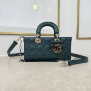 Uubags Dior Medium Lady D-Joy Bag Cannage Lambskin In Evergreen 26x13.5x5cm - 1