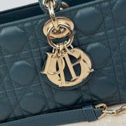 Uubags Dior Medium Lady D-Joy Bag Cannage Lambskin In Evergreen 26x13.5x5cm - 6