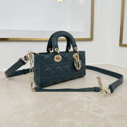 Uubags Dior Micro Lady D-Joy Bag Cannage Lambskin In Evergreen 16x9x5cm - 6