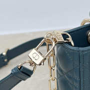 Uubags Dior Micro Lady D-Joy Bag Cannage Lambskin In Evergreen 16x9x5cm - 5
