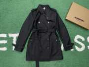 Uubags Burberry Short Kensington Heritage Trench Coat In Black - 1