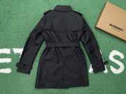 Uubags Burberry Short Kensington Heritage Trench Coat In Black - 5