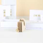 Uubags Lady Dior Jasmine Card Holder Powder Beige Cannage Lambskin 10.5x6x2.5cm - 2