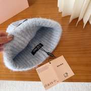 Uubags Miu Miu beanie with logo in light blue - 4