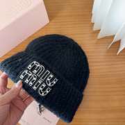 Uubags Miu Miu beanie with logo in black - 6