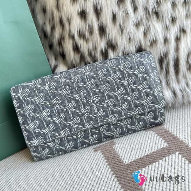 Uubags Goyard Varenne Continental Wallet In Grey 19x12x3.3cm - 1