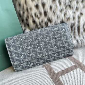 Uubags Goyard Varenne Continental Wallet In Grey 19x12x3.3cm