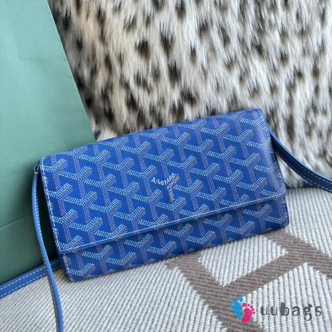 Uubags Goyard Varenne Continental Wallet In Sky Blue 19x12x3.3cm - 1