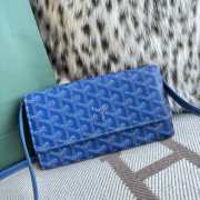 Uubags Goyard Varenne Continental Wallet In Sky Blue 19x12x3.3cm - 1