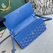 Uubags Goyard Varenne Continental Wallet In Sky Blue 19x12x3.3cm - 4
