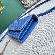 Uubags Goyard Varenne Continental Wallet In Sky Blue 19x12x3.3cm - 3