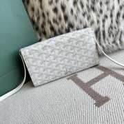 Uubags Goyard Varenne Continental Wallet In White 19x12x3.3cm - 3