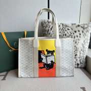 Uubags Goyard Villette Tote Bag MM In White 45x15x32cm - 1