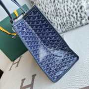 Uubags Goyard Villette Tote Bag MM In Navy Blue 45x15x32cm - 6